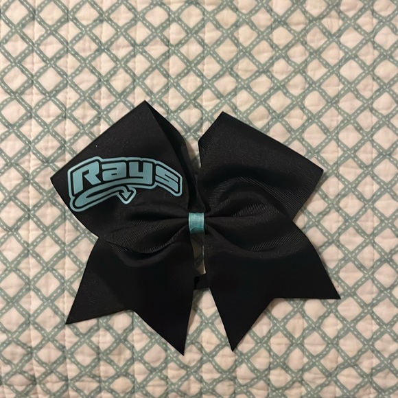 Rays Cheer hair bow - Picture 1 of 2